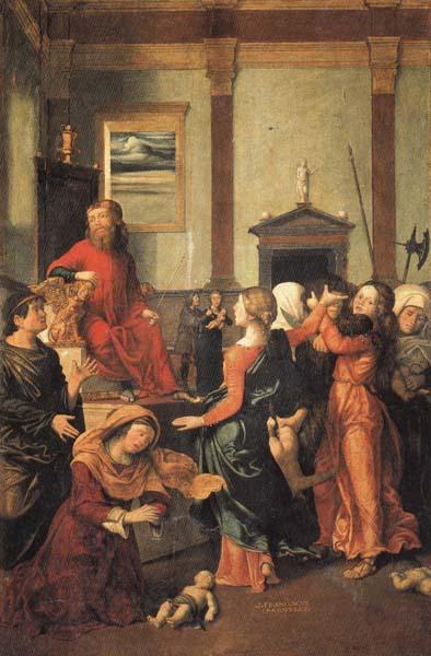 CAROTO, Giovanni Francesco The Massacre of the Innocent China oil painting art
